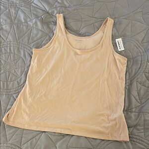 Old Navy Women's Cream/Nude Tank Top